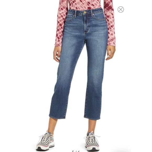NWT Articles of Society Elwood Kate High Rise Crop Straight Leg Blue Jeans 25 - Picture 1 of 9